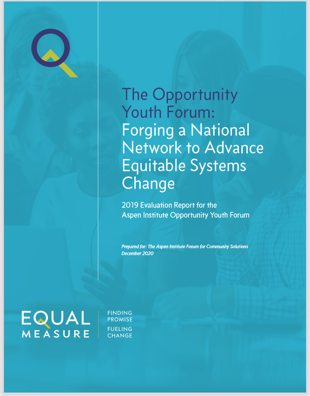 2019 Opportunity Youth Forum: Forging a National Network to Advance ...