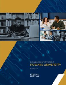 Cover for Howard University digital learning infrastructure institution profile