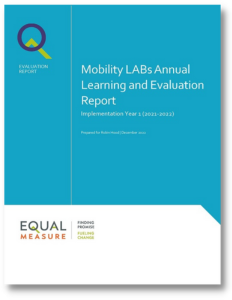 Cover page for Robin Hood Mobility LABs Learning and Evaluation Report